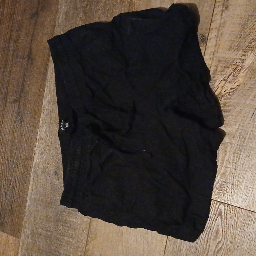Linen blend shorts